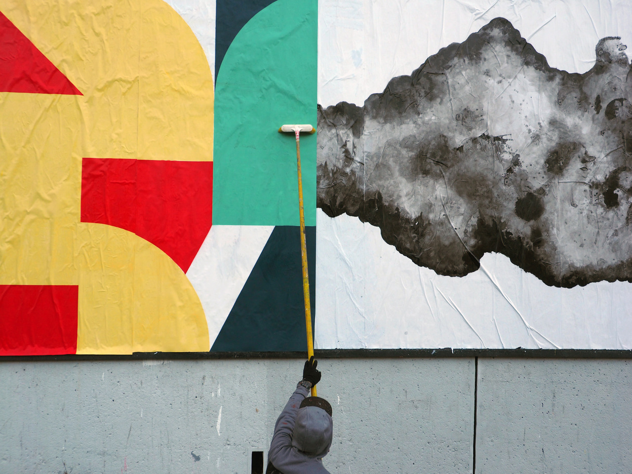 Collage de Eltono, Mars 2018 — M.U.R Saint-Étienne