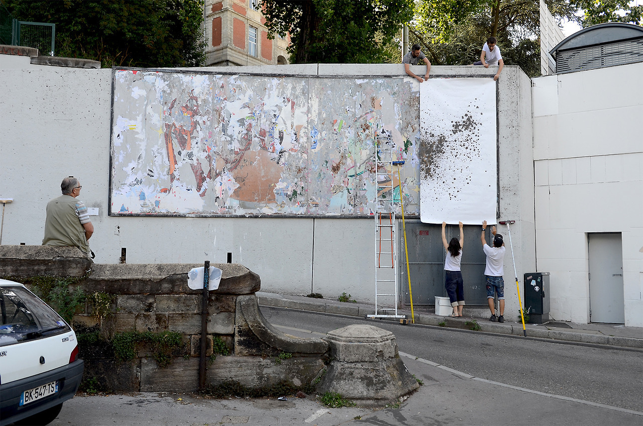 Collage de Inconnu, Juillet 2017 — M.U.R Saint-Étienne