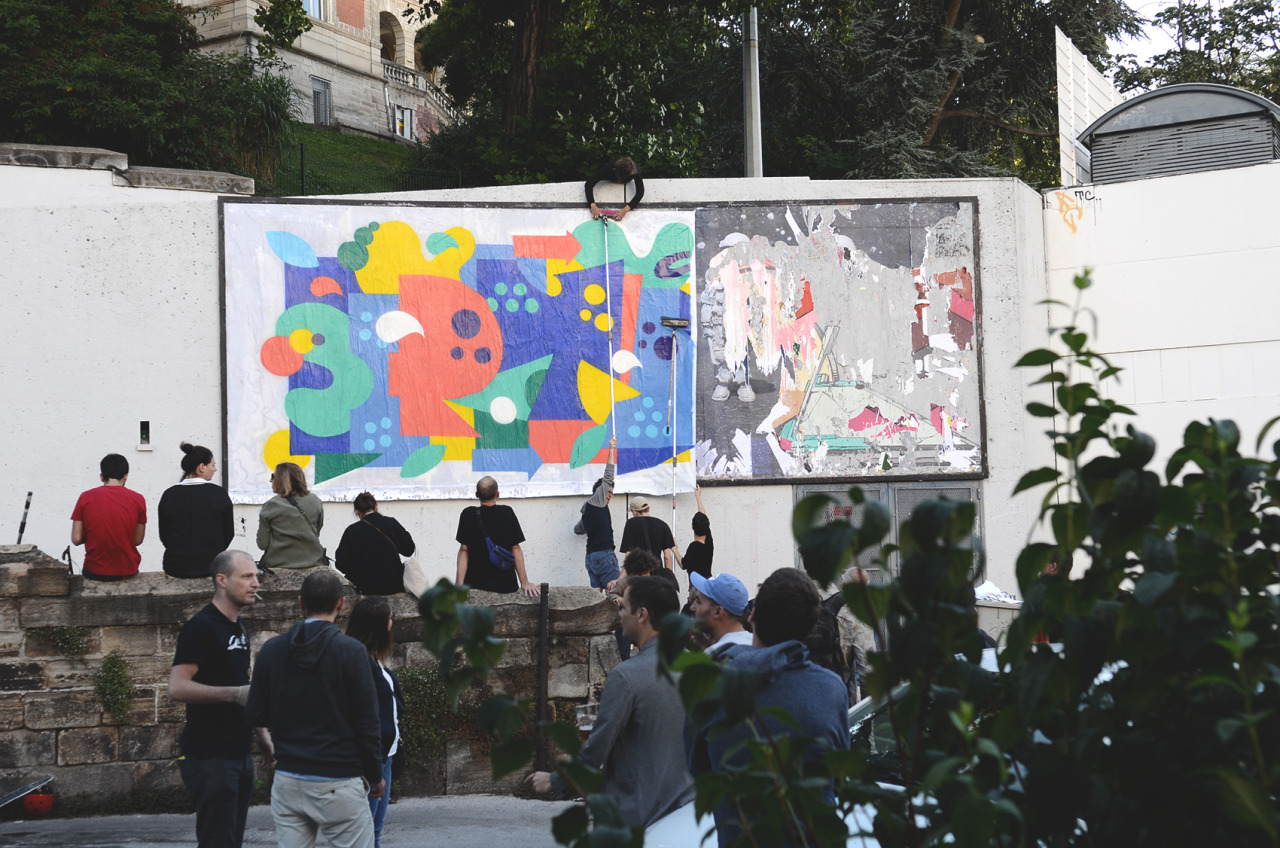 Collage de Poter, Août 2016 — M.U.R Saint-Étienne