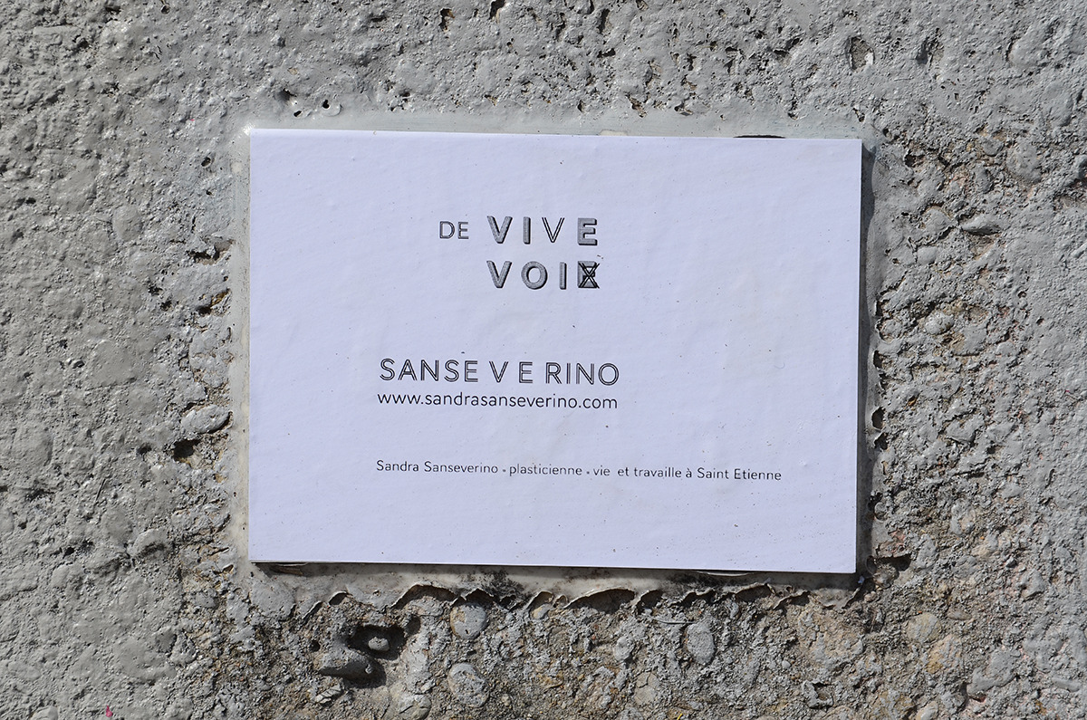 Collage de Sandra Sanseverino, Mars 2015 — M.U.R Saint-Étienne