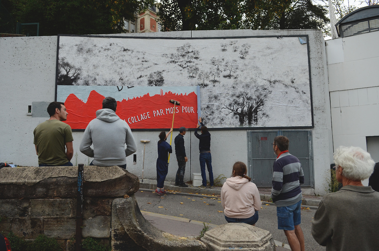 Collage de Rentrée, Septembre 2017 — M.U.R Saint-Étienne