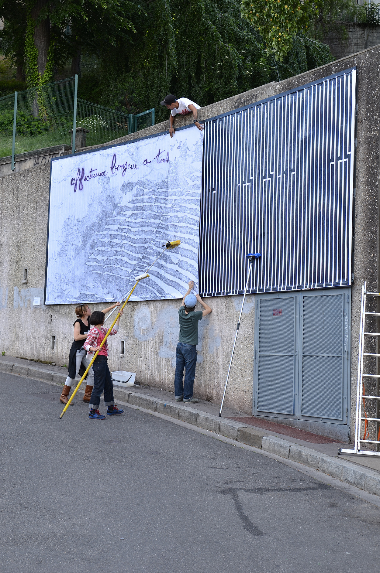 Collage de Lise Lendais, Juin 2014 — M.U.R Saint-Étienne