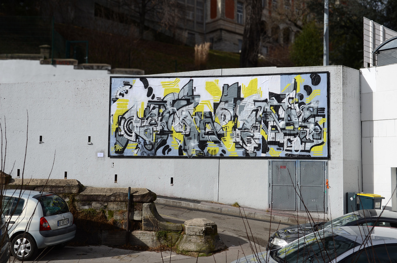Collage « Automatique » de Inconnu, Février 2017 — M.U.R Saint-Étienne