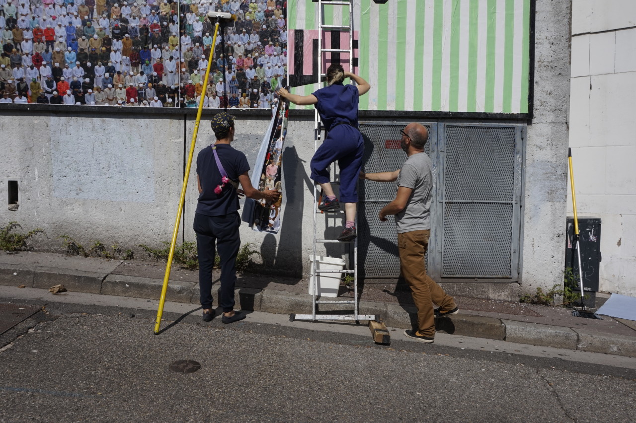 Collage « Eid prayers » de Inconnu, Septembre 2022 — M.U.R Saint-Étienne