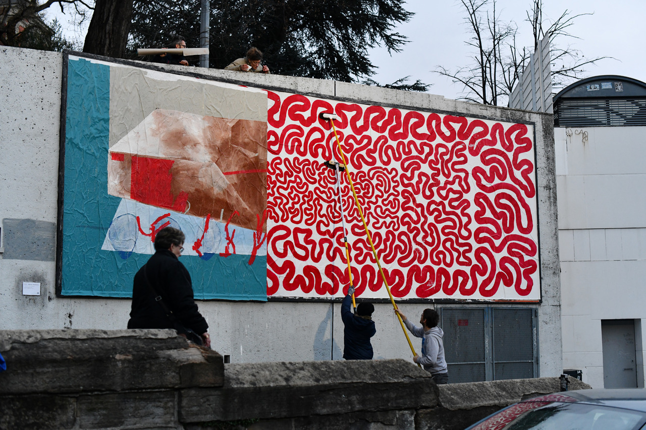 Collage de Johannes Mundinger, Mars 2019 — M.U.R Saint-Étienne