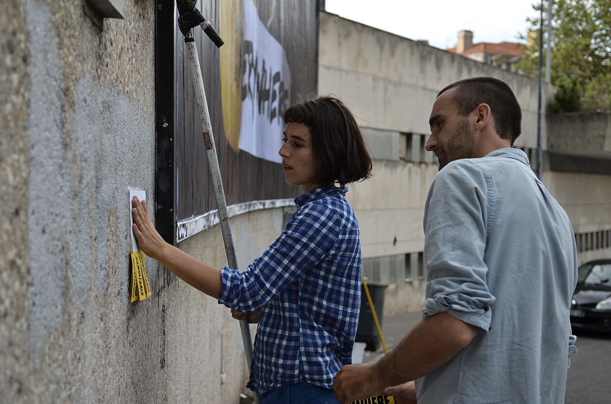 Collage de JMG, Août 2014 — M.U.R Saint-Étienne
