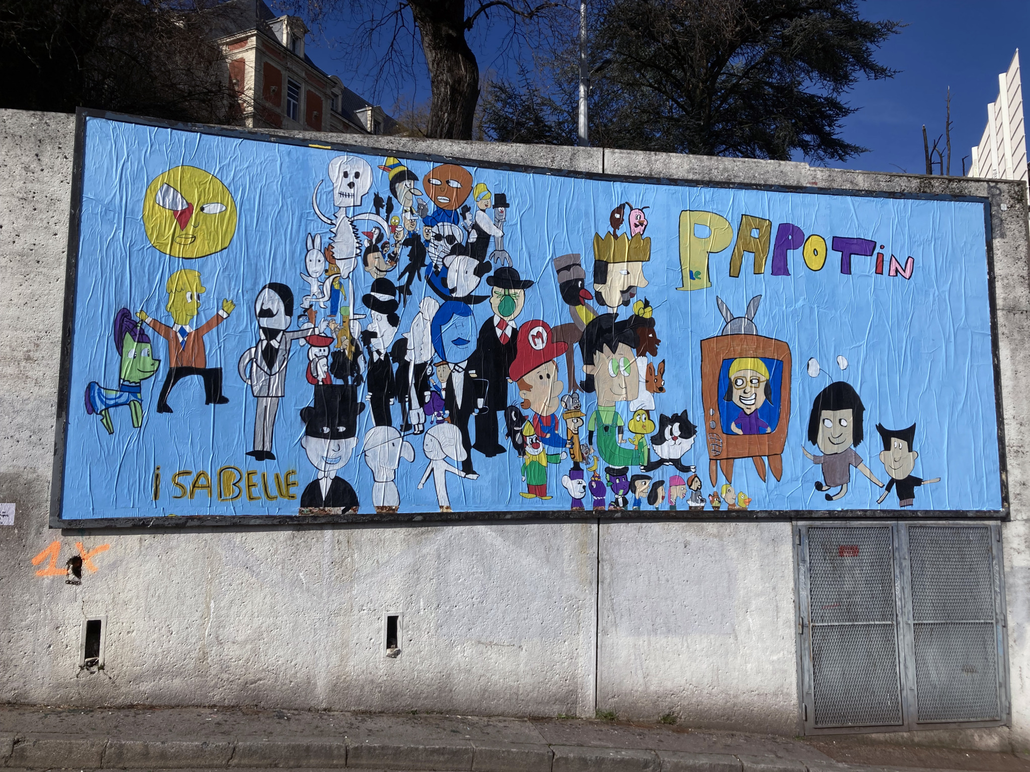 Collage de Isabelle du Papotin, Février 2026 — M.U.R Saint-Étienne