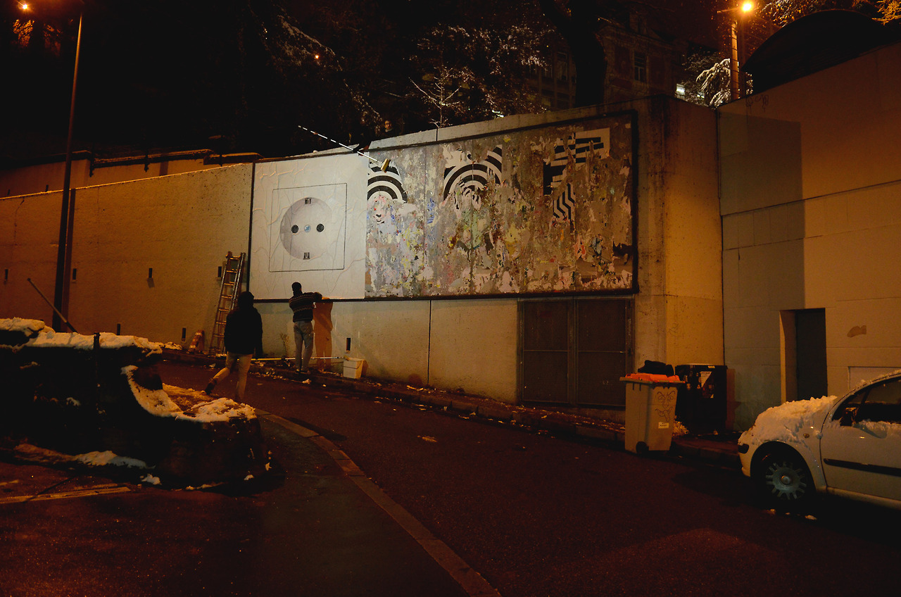 Collage de Ampparito, Décembre 2017 — M.U.R Saint-Étienne