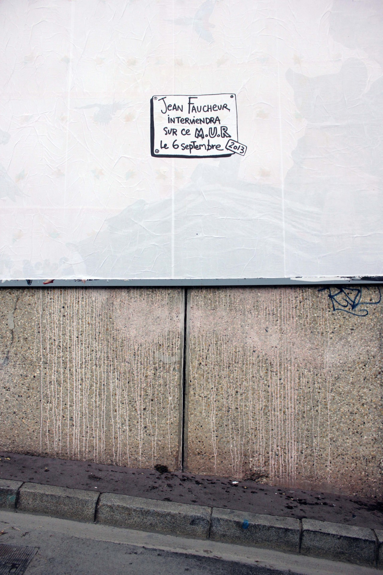 Collage de Inconnu, Août 2013 — M.U.R Saint-Étienne