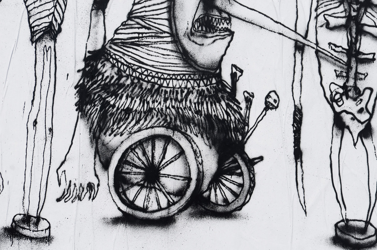 Collage de Inconnu, Juillet 2015 — M.U.R Saint-Étienne