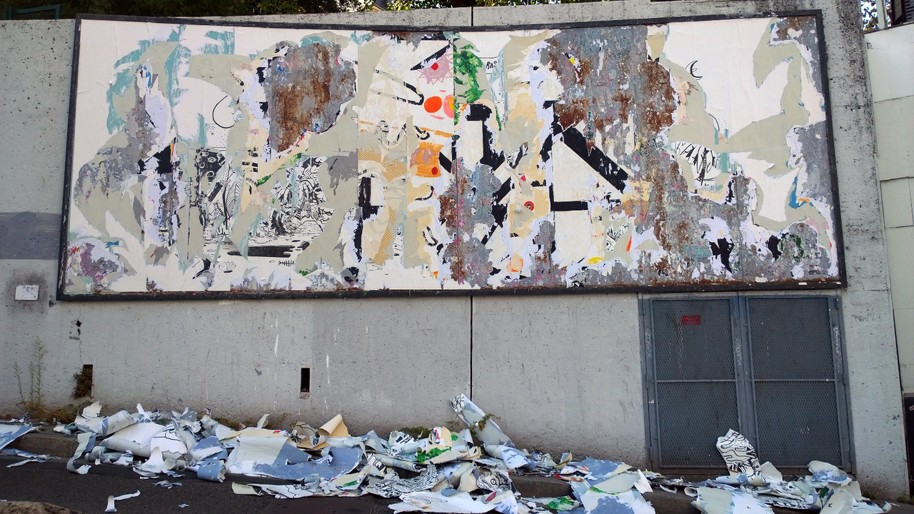 Collage de Inconnu, Septembre 2018 — M.U.R Saint-Étienne