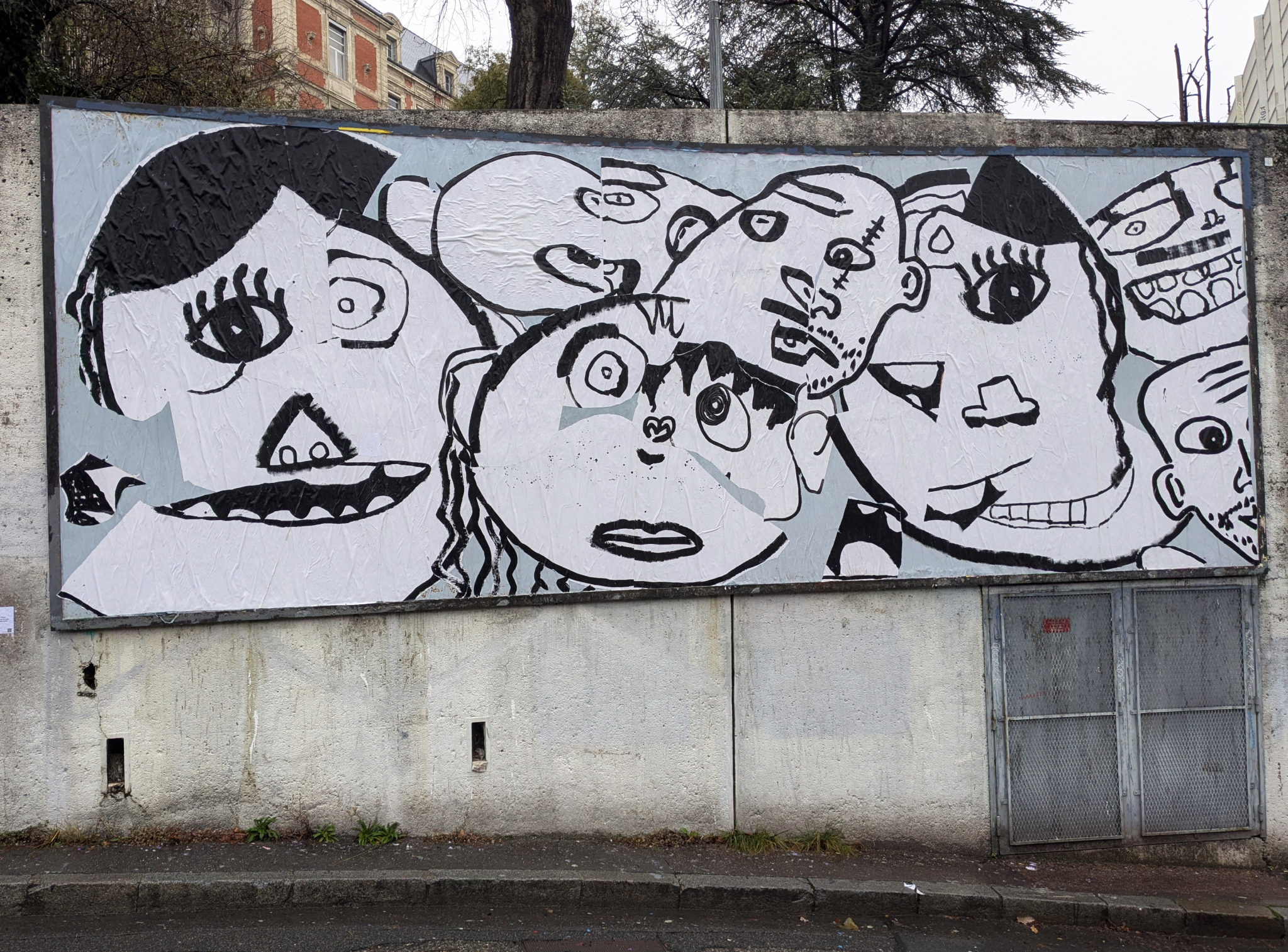 Collage de Inconnu, Décembre 2025 — M.U.R Saint-Étienne