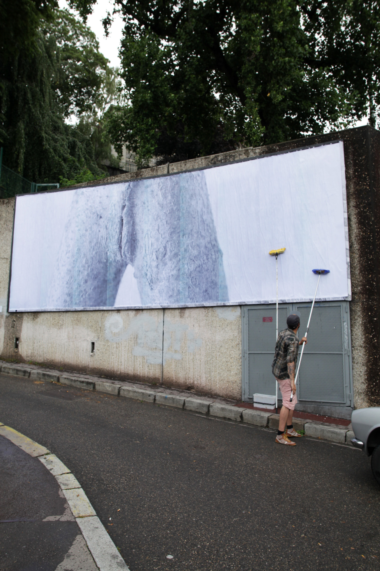 Collage de Inconnu, Juillet 2014 — M.U.R Saint-Étienne