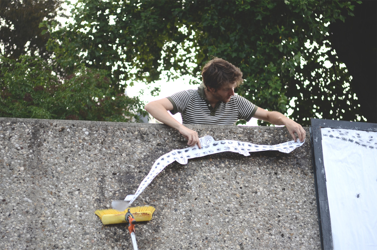 Collage de Inconnu, Août 2015 — M.U.R Saint-Étienne