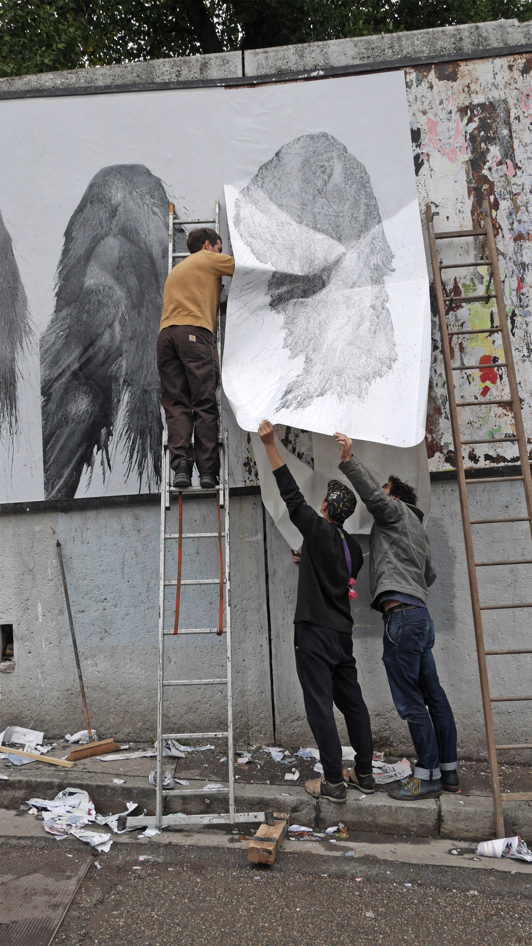 Collage de Etienne Pageault, Octobre 2022 — M.U.R Saint-Étienne