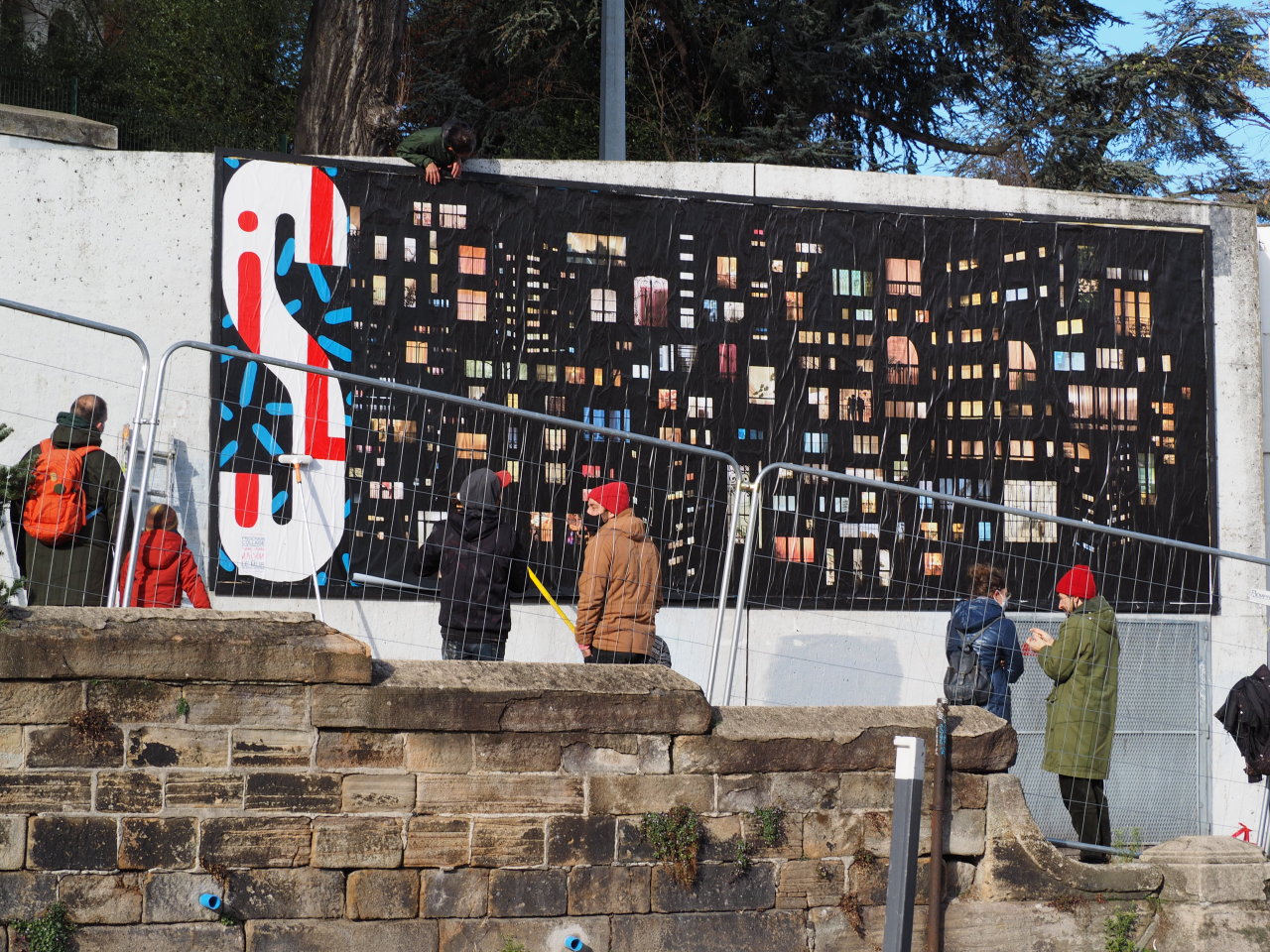 Collage de Anne Laure Maison, Décembre 2020 — M.U.R Saint-Étienne
