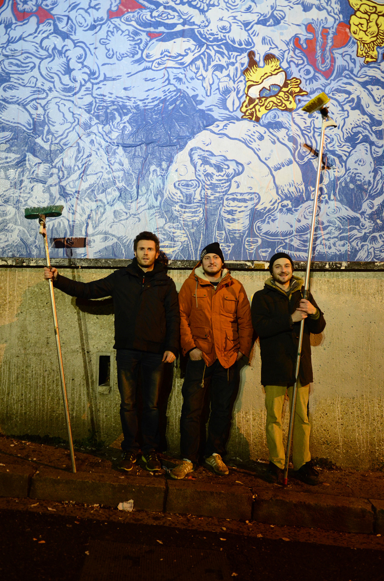 Collage de Boyane, Décembre 2014 — M.U.R Saint-Étienne
