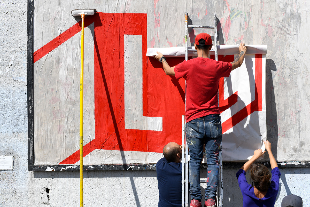 Collage de Inconnu, Septembre 2019 — M.U.R Saint-Étienne