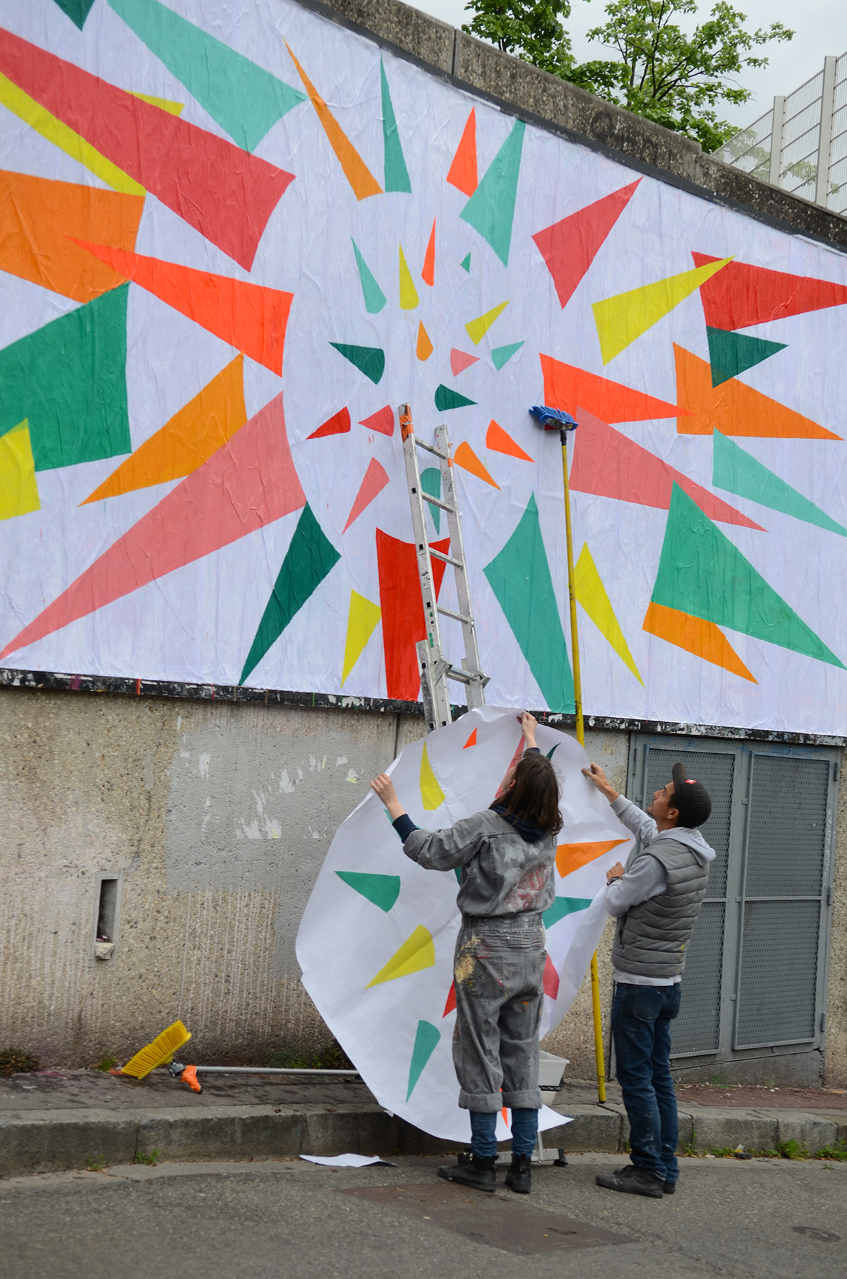 Collage de Surfil, Mai 2015 — M.U.R Saint-Étienne