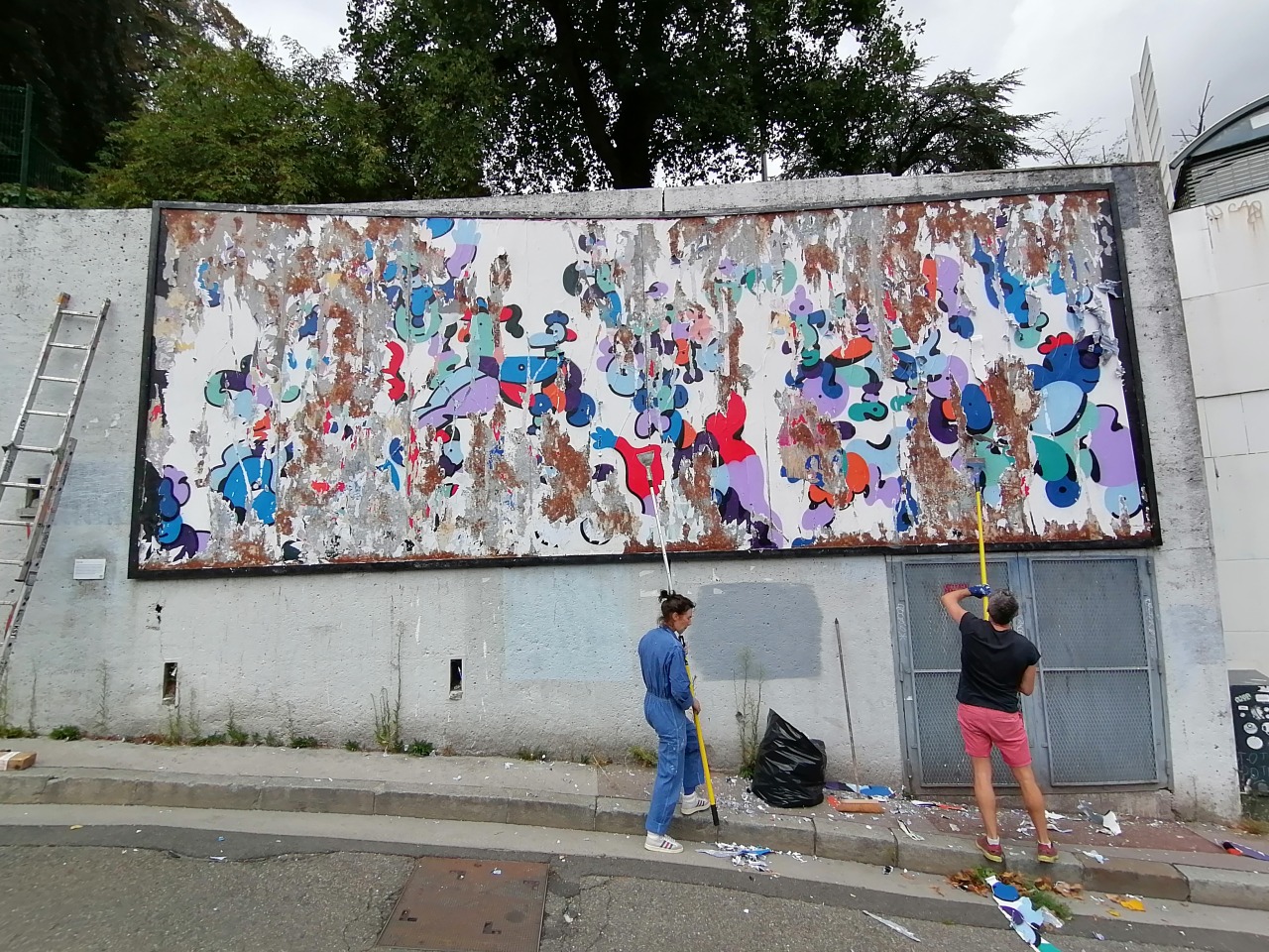 Collage de Inconnu, Septembre 2020 — M.U.R Saint-Étienne