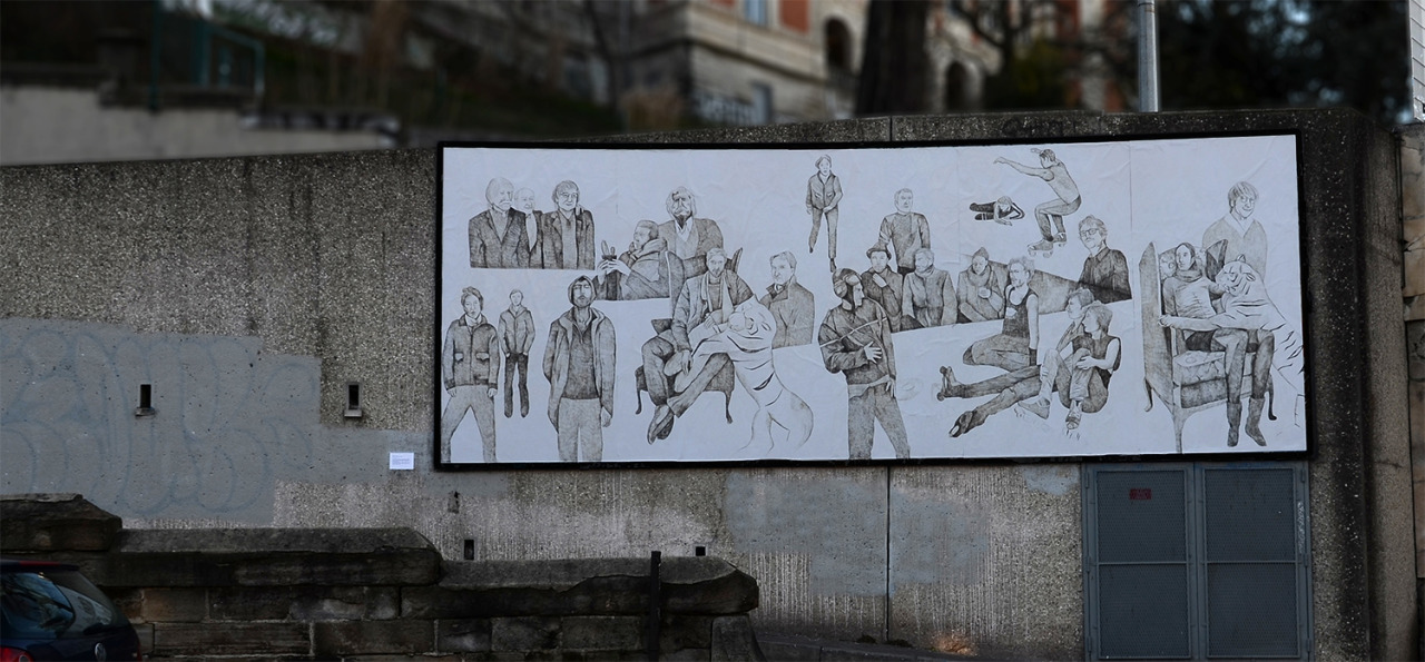 Collage de Laure Françoise, Janvier 2015 — M.U.R Saint-Étienne