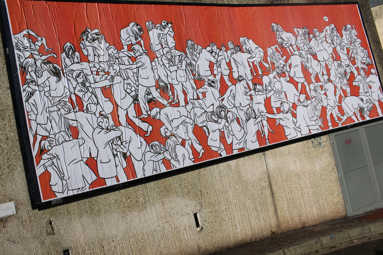 Collage de Inconnu, Décembre 2013 — M.U.R Saint-Étienne