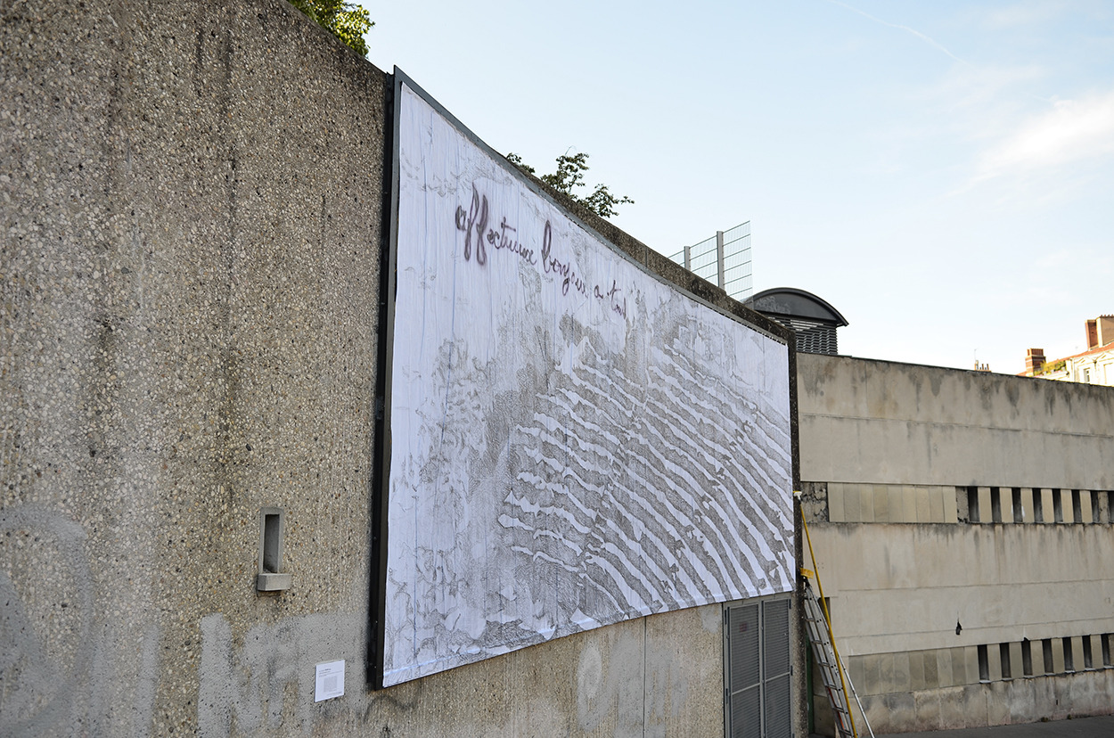 Collage de Lise Lendais, Juin 2014 — M.U.R Saint-Étienne