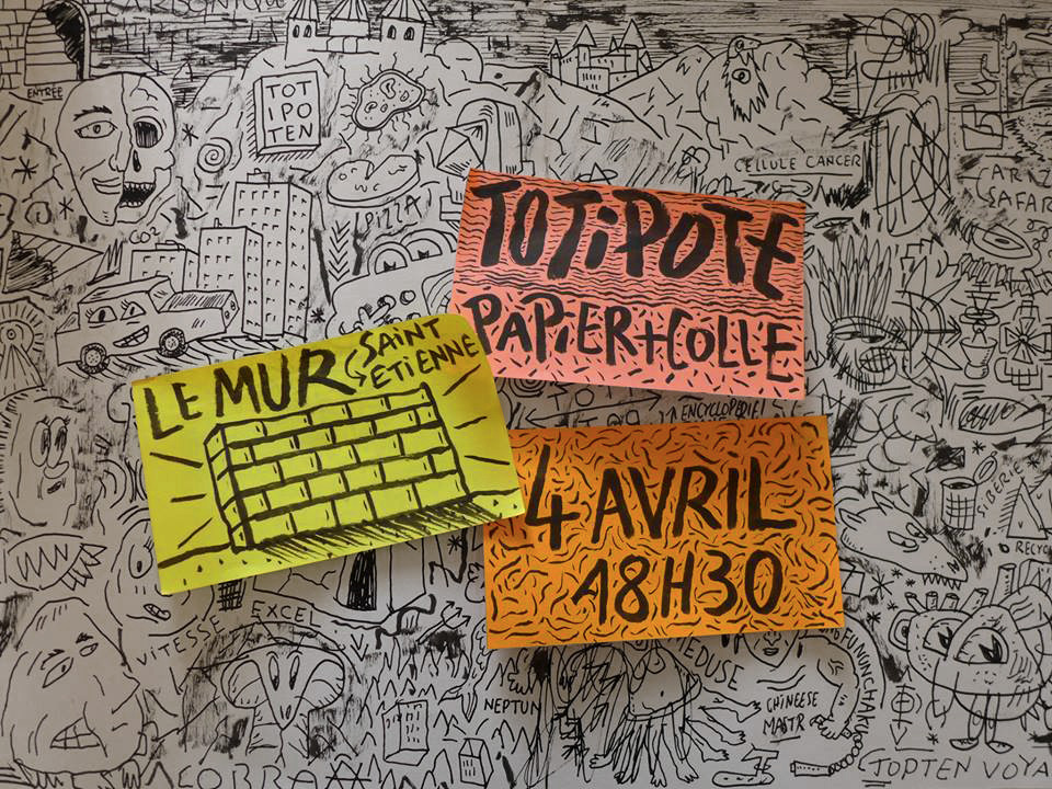 Collage de Inconnu, Mars 2014 — M.U.R Saint-Étienne